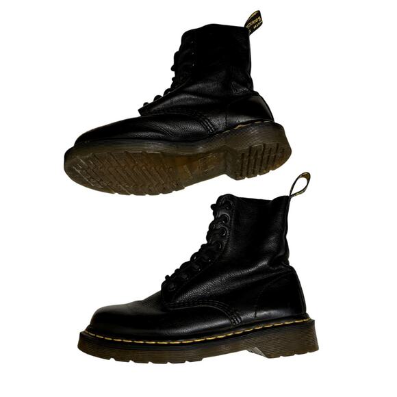Dr. Martens Black Combat Boots - Picture 4 of 9